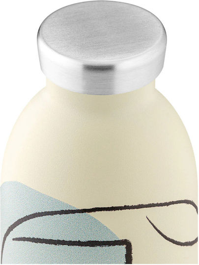 24Bottles Clima Bottle Thermos Stainless Steel BPA Free 500ml White Calypso
