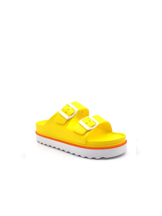 Ateneo Sea 102 Women's Platform Sandals Yellow