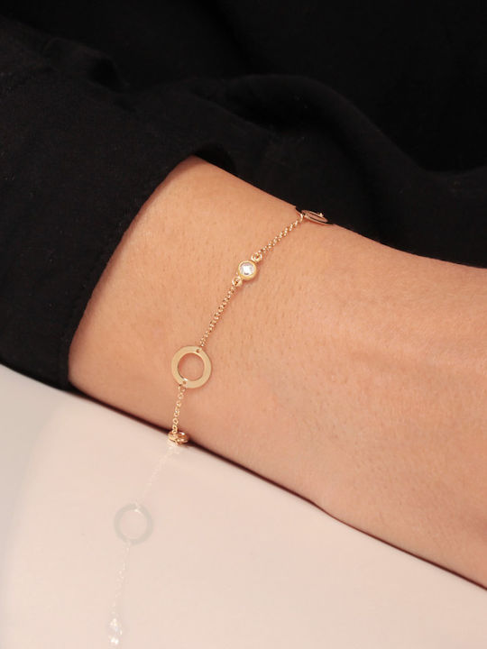 Abadianakis Bracelet Chain made of Gold 14K