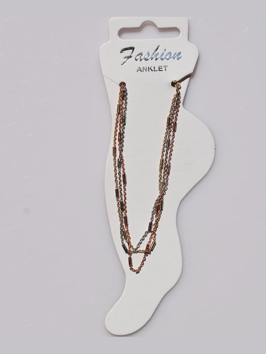 Bizoutaki Brass Foot Chain 21.5cm