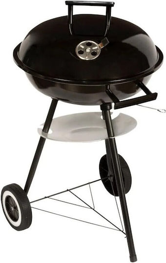 Master Grill & Party Rostfreier Stahl Tragbar Holzkohlegrill mit Deckel 42cmx42cm