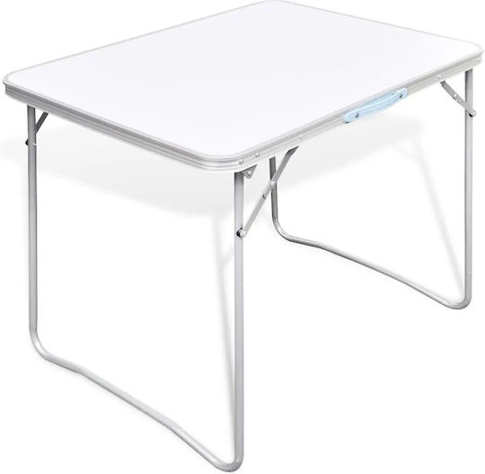 Ankor Table Metal for Camping Foldable 50x60x70cm Gray