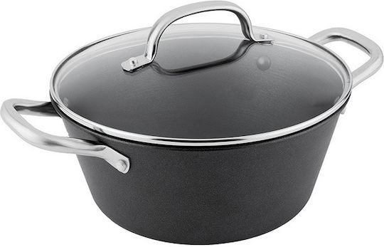 Boj Klassisches Töpfe Set aus Aluminium Schwarz mit Antihaftbeschichtung 3 Teile
