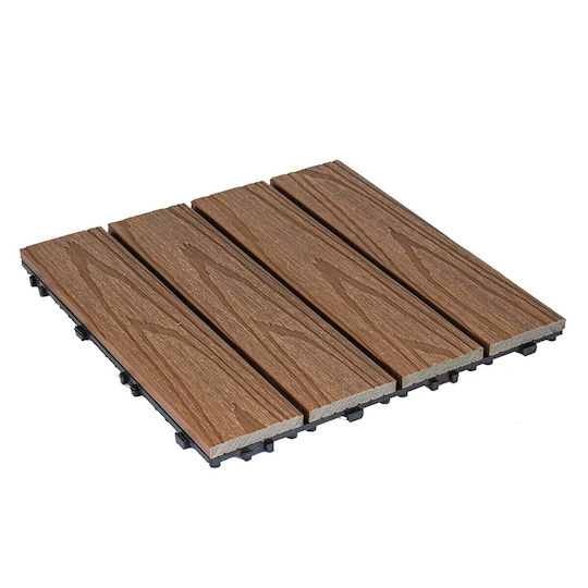 Showood Placă pentru Podea de Grădină din WPC 30x30buc 1buc