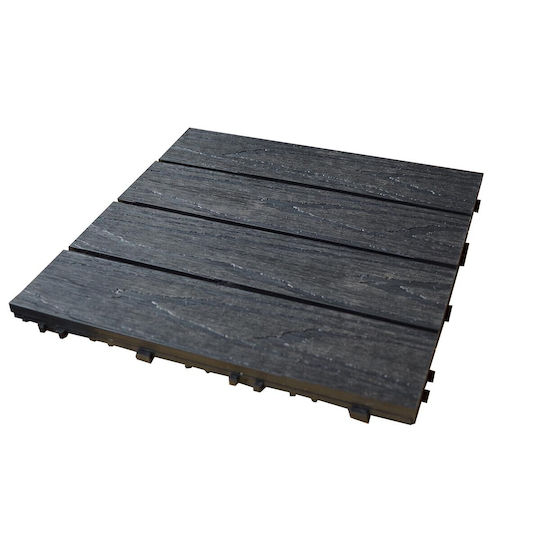 Showood Πλακάκι για Δάπεδο Κήπου από WPC 30x30εκ.