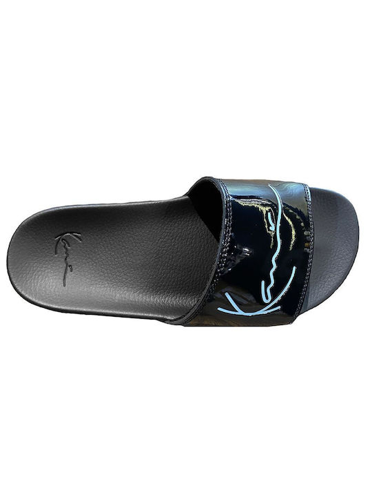 Karl Kani Frauen Flip Flops in Schwarz Farbe