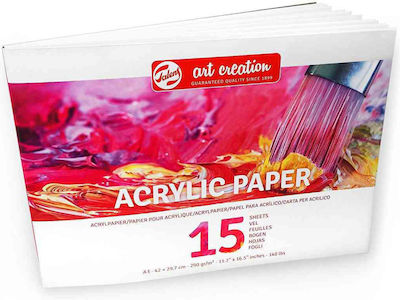 Royal Talens Bloc de Desen Art Creation Acrylic Paper A3 15 foi 290g A3 29.7x42cm 9316001M