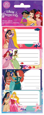 Diakakis Notebook Labels Disney Princess 10pcs 20pcs