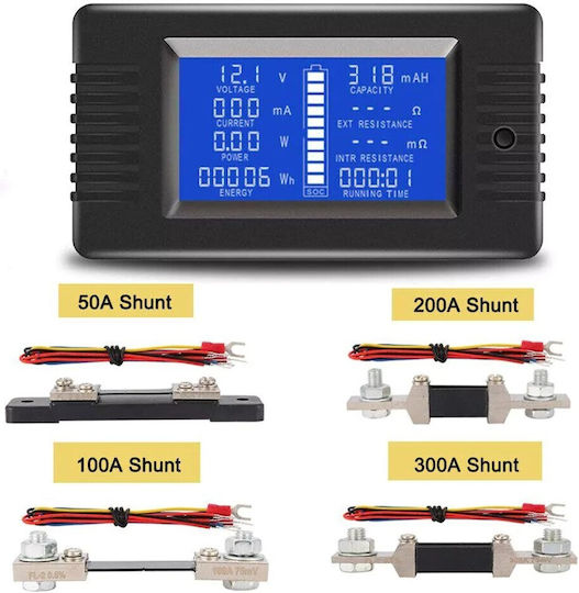 Ideahellas D843894 Ψηφιακό Battery Tester Ακίδας DC 0-200V