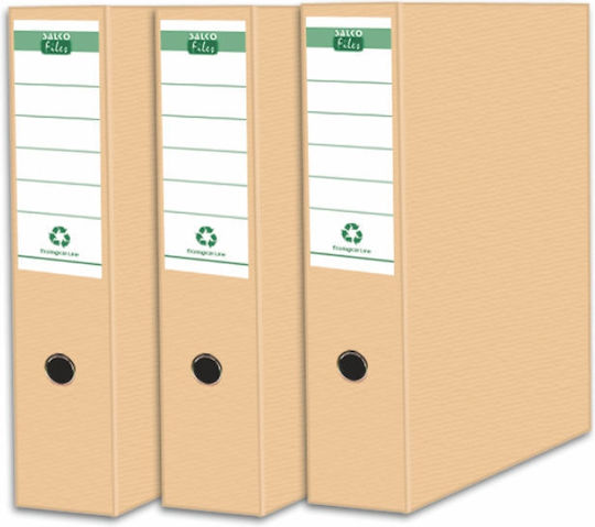 Salko Paper Bogen Ringordner 8/32 Für Papier A4 Mit 2 Ringe Beiges Eco 1Stück