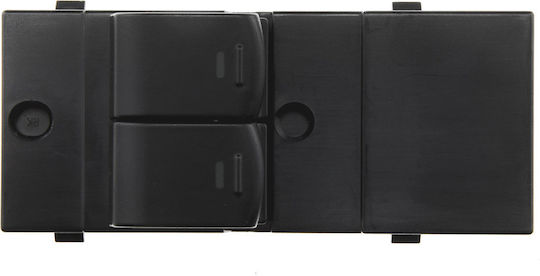 NTY Car Window Switch for Nissan Micra K12 2002-2010 6pin Black