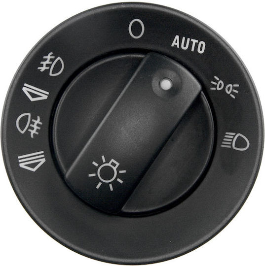 NTY Car Light Switch for Audi A4 17pin Black