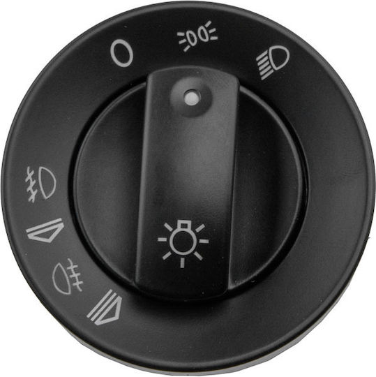 NTY Comutator lumini auto pentru Audi A4 Seat Exeo 17pin Negru