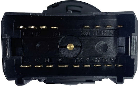 NTY Car Light Switch for Audi A4 17pin Black