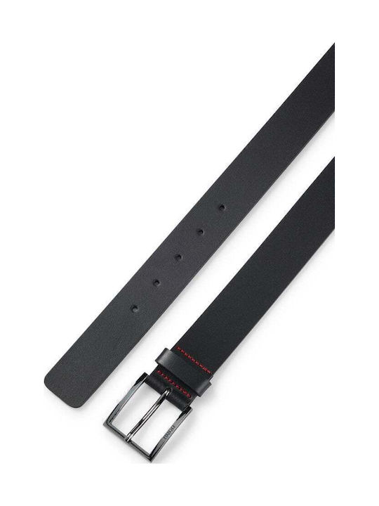 Geek Men's Belt Leather Black
