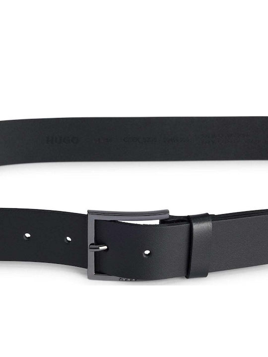 Geek Men's Belt Leather Black