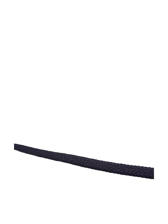 Elastic Men's Belt Knitted Blue