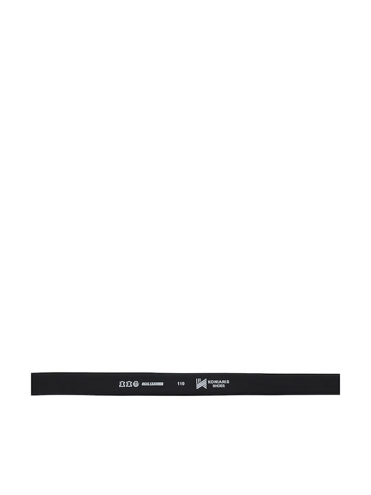Men's Belt Leather Blue