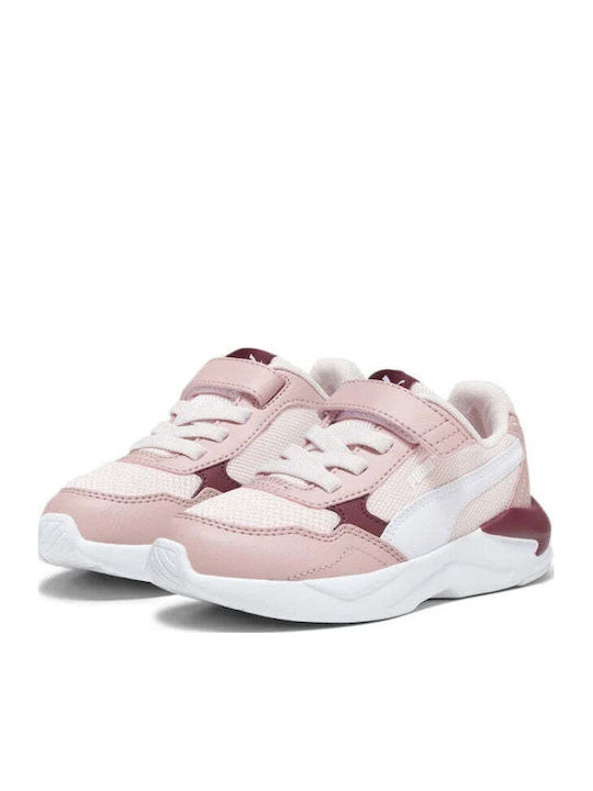 X-Ray Kids Sports Shoes Running with Hoop & Loop Closure Pink