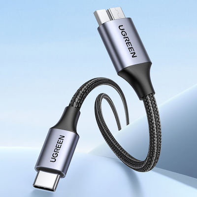 Ugreen USB 3.0 Cable USB-C male - micro USB-A male Gray 1m (15232)