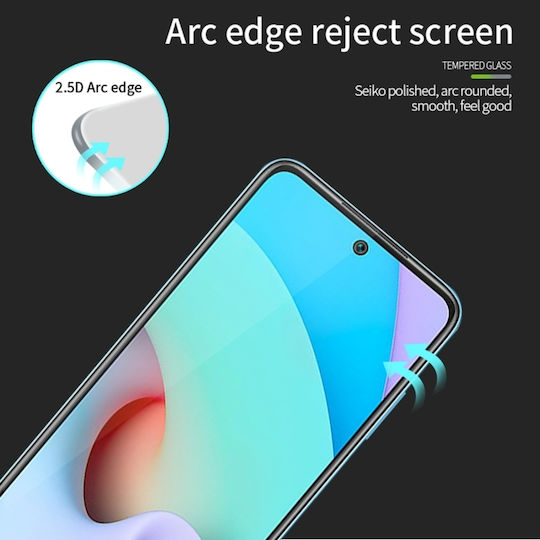Pinwuyo 9H 2.5D Full Face Tempered Glass Μαύρο (Realme C55)