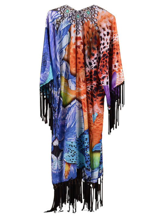 Ble Resort Collection Feminin Kimono de Plajă Portocaliu