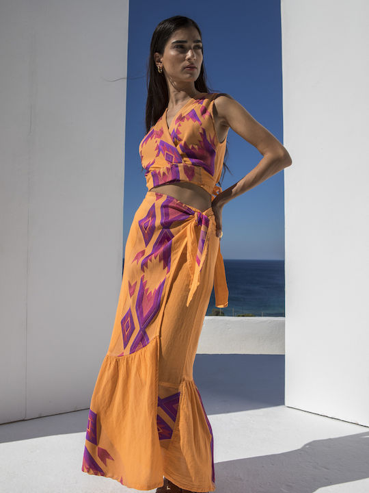 Nema Resort Wear Damen Rock Strand in Farbe