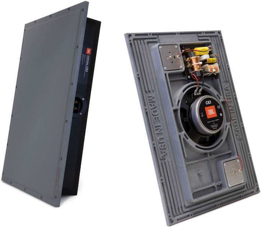 JBL Conceal C83 Παθητικό Εντοιχιζόμενο Ηχείο 160W (Τεμάχιο) 40.3x9.8x55.9εκ. Γκρι