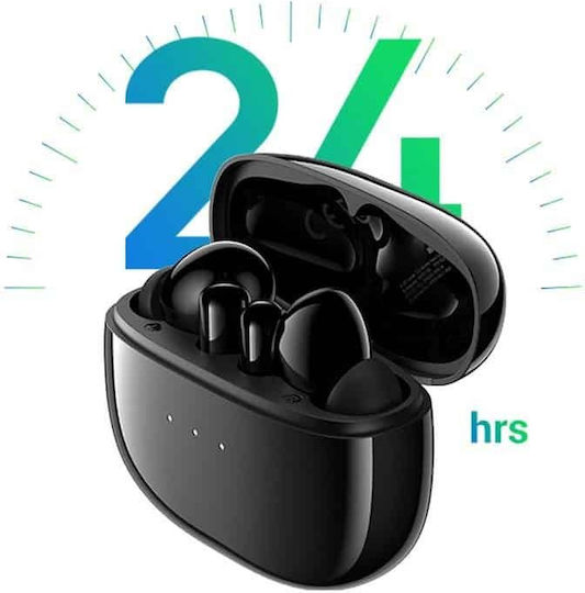Ugreen HiTune T3 In-ear Bluetooth Handsfree Ακουστικά με Θήκη Φόρτισης Μαύρα