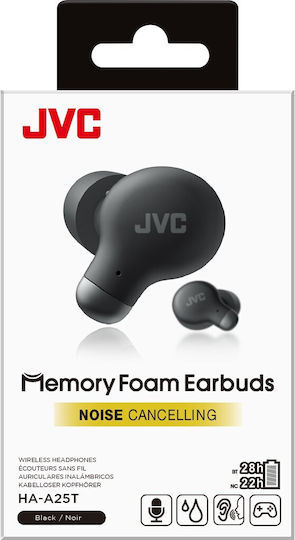 JVC Marshmallow HA-A25T In-ear Bluetooth Handsfree Earphones with Charging Case Black