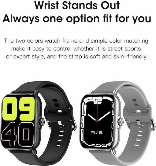 Microwear A01 Smartwatch (Argintiu)