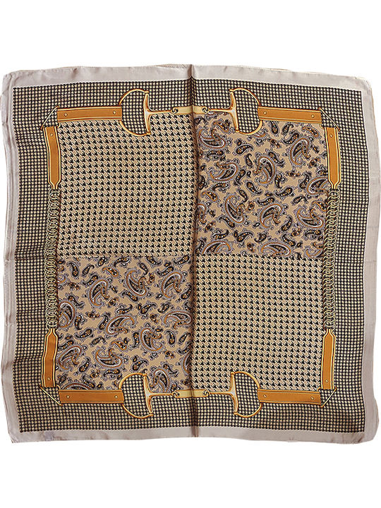 Women's Silk Scarf Beige