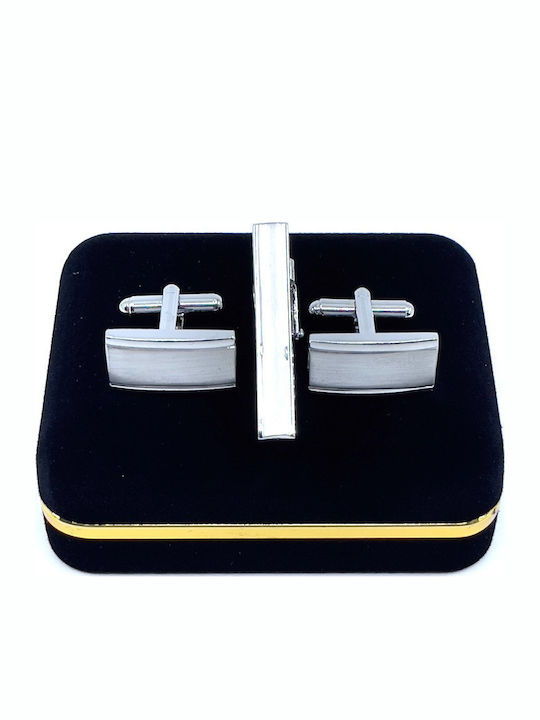 Legend Accessories Мансети от Silver в Сребрист Цвят