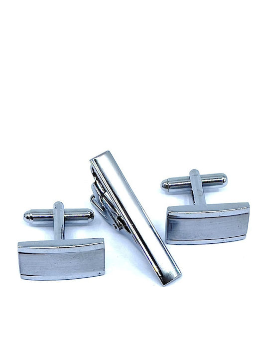 Legend Accessories Мансети от Silver в Сребрист Цвят
