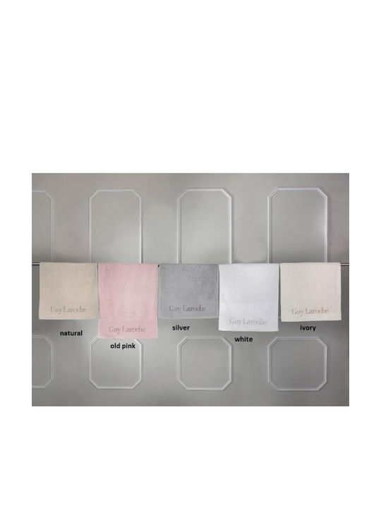 Guy Laroche Σετ Πετσέτες Μπάνιου 3τμχ Futura Old Pink Βάρους 500gr/m²