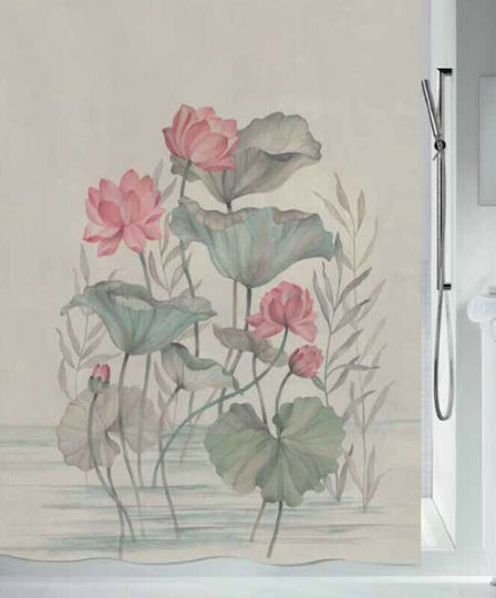 Dimitracas Fabric Shower Curtain 180x200cm Beige Dimitracas Fabric Shower Curtain 180x200cm Beige