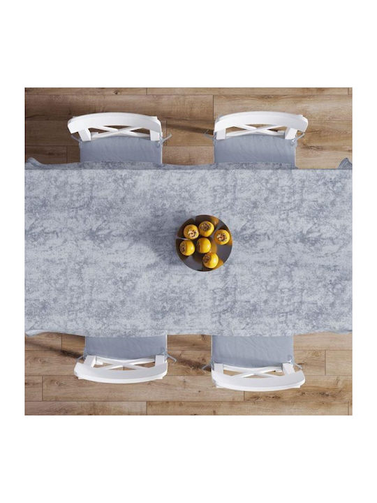 Dimcol Checkered Stain Resistant Panama Shadow Light Grey 90x90cm