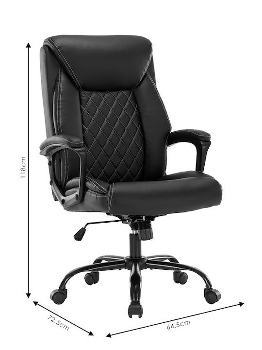 Pakketo Victory Bürostuhl Exekutive mit Neigen Schwarz