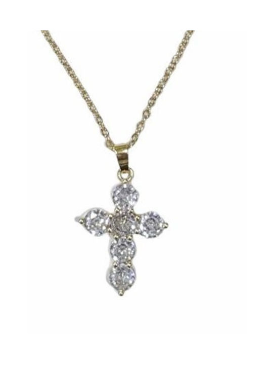 Tatu Moyo Cross from Steel with Chain