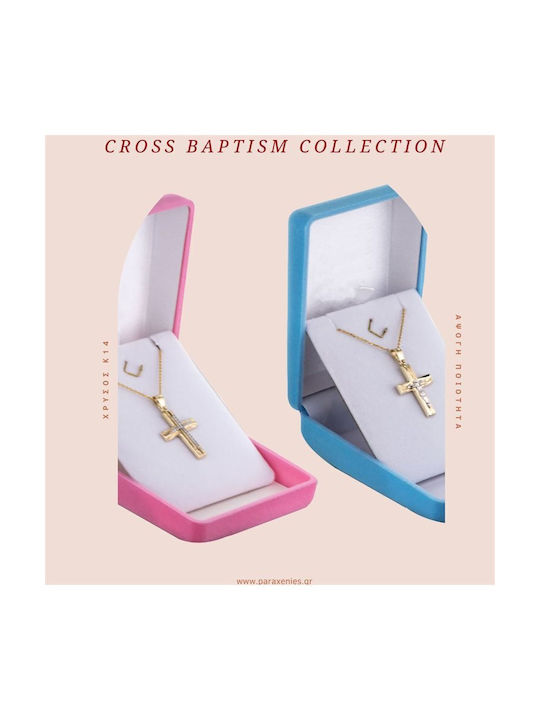 Paraxenies Gold Cross 14K with Chain