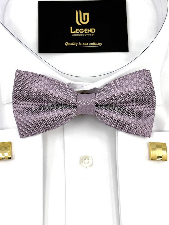 Legend Accessories Σετ Υφασμάτινo Παπιγιόν Μωβ