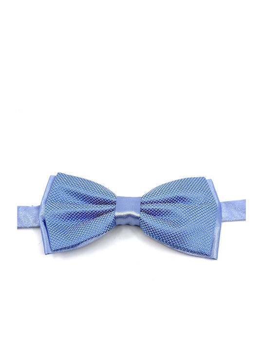 Legend Accessories Σετ Υφασμάτινo Παπιγιόν με Μαντήλι Γαλάζιο