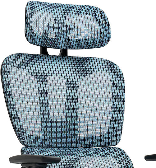 Pakketo Verdant Reclining Office Chair with Adjustable Arms Blue 256-000002