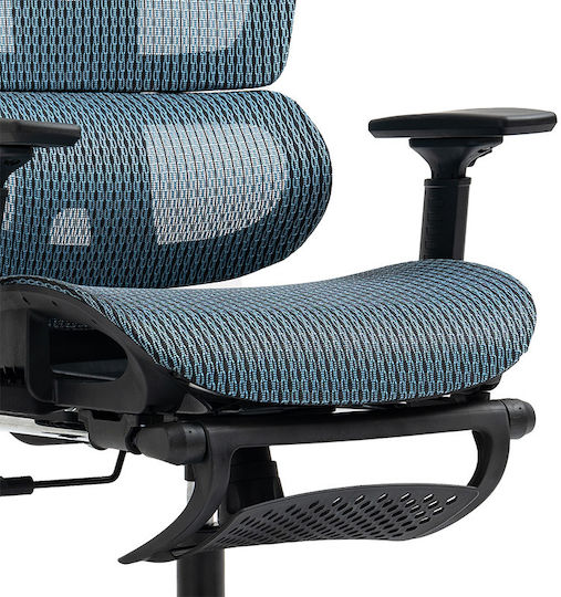 Pakketo Verdant Reclining Office Chair with Adjustable Arms Blue 256-000002