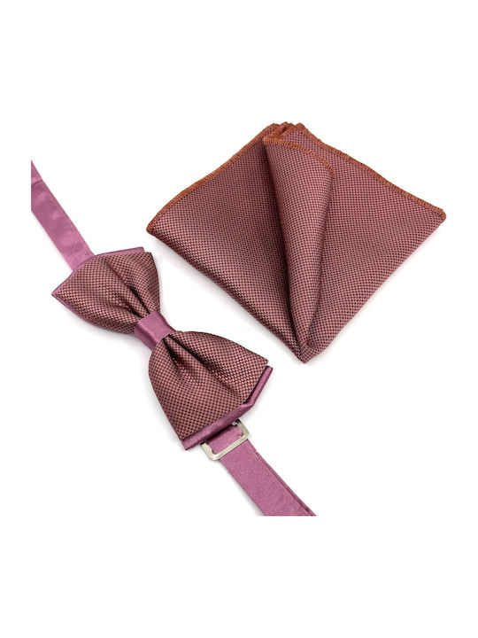 Legend Accessories Комплект Папионка с кърпа Червен