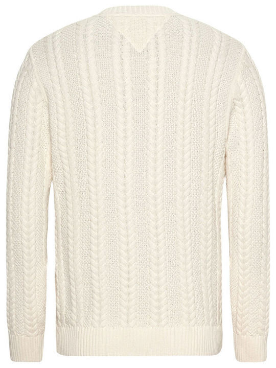 Tommy Hilfiger Herren Langarm-Pullover Beige