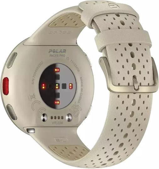Polar Pacer Pro 45мм Смартчасовник с Пулсомер (Gold Dust)