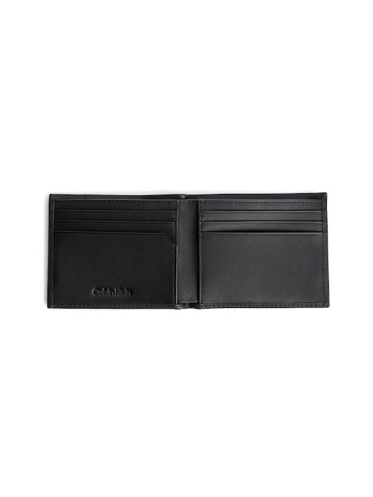 Calvin Klein Piele Portofel bărbați Negru