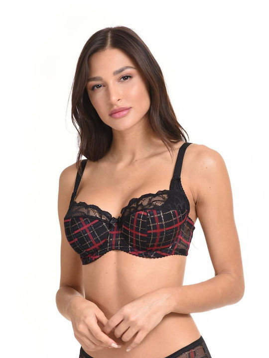 Bra with Light Padding Underwire Black