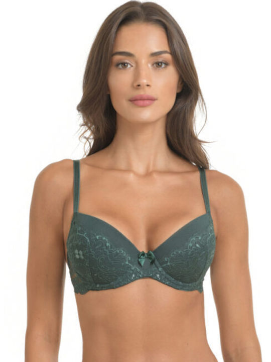 Miss Rosy Bra with Light Padding without Underwire Green